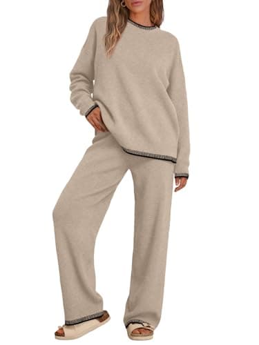 LILLUSORY Women's Matching Knit Lounge Sets