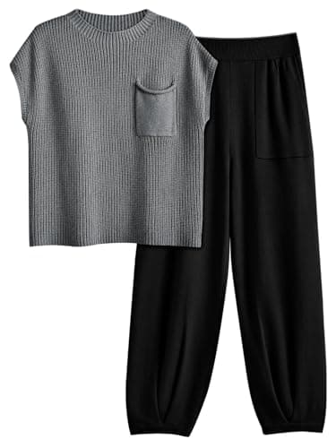 Trendy LILLUSORY 2 Piece Knit Sets for Women