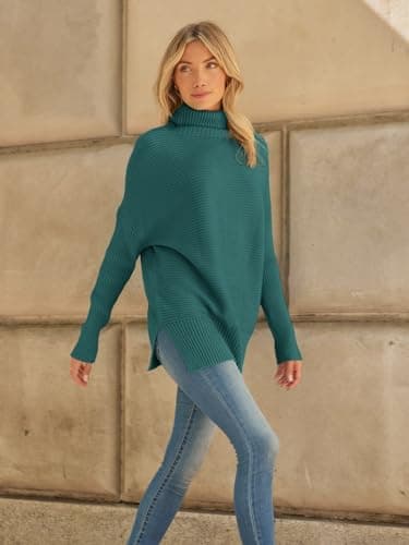 Women's Oversized Turtleneck Sweater