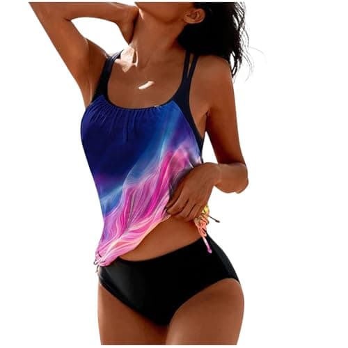 Full-Coverage Women's Tankini Bathing Suits Swimwear