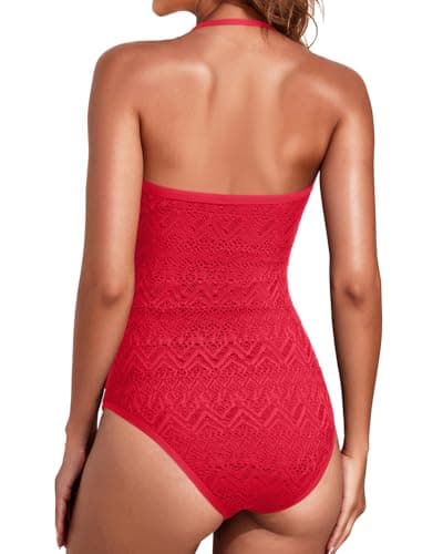 Sexy Women's Mesh One Piece Strapless Swimsuit
