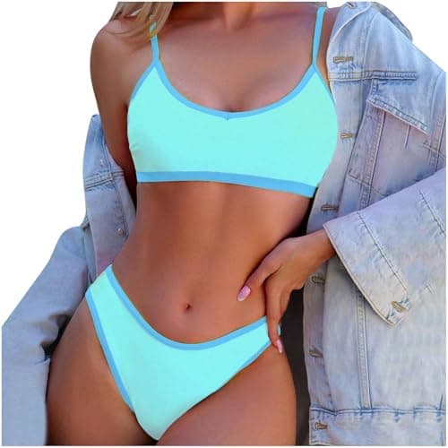 Cethrio High-Waisted Tummy Control Swimwear for Plus Size Women
