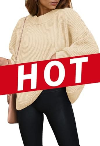 PRETTYGARDEN Women's Oversized Knitted Sweater for Fall 2024