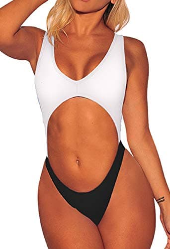 Women's High Cut One Piece Swimsuit