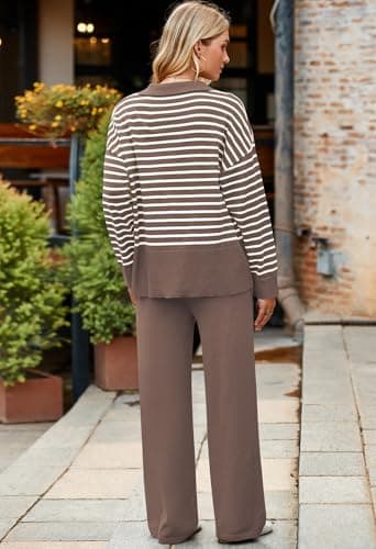 Pink Queen Long Sleeve Sweater Set for Women