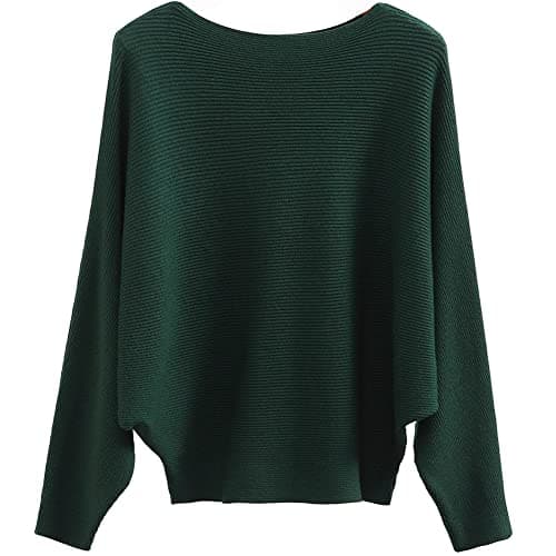 Women's Boat Neck Oversized Sweaters