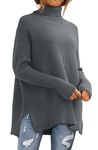Women's Oversized Turtleneck Sweater