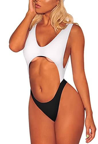 Women's High Cut One Piece Swimsuit