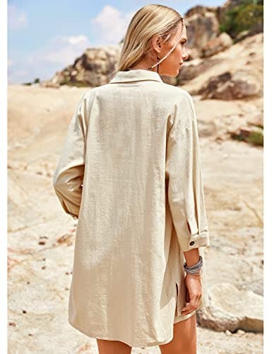 Zeagoo Women's Lounge Outfit Set: High-Low Shirt & Drawstring Shorts
