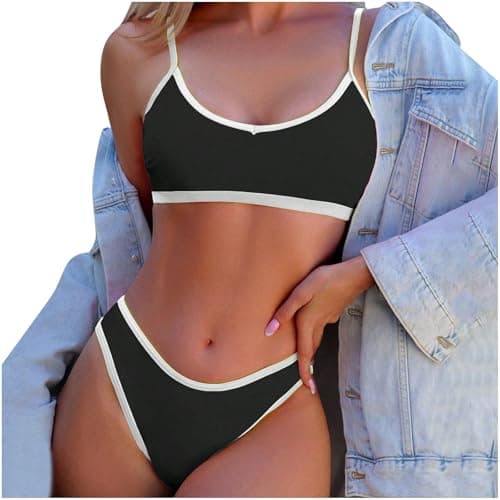 Cethrio High-Waisted Tummy Control Swimwear for Plus Size Women