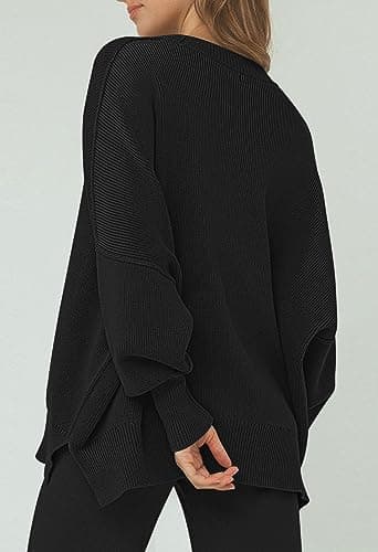 Linsery Women's 2-Piece Long Sleeve Sweater Set with Wide Leg Pants