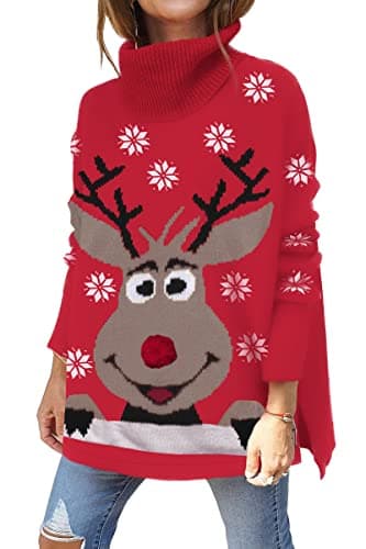 Women's Oversized Turtleneck Sweater