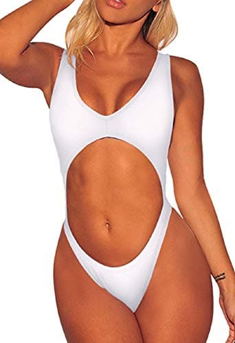 Women's High Cut One Piece Swimsuit