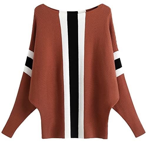 Women's Boat Neck Oversized Sweaters