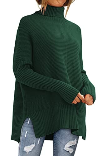 Women's Oversized Turtleneck Sweater