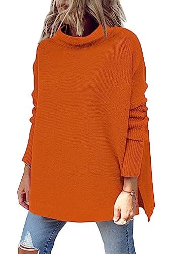Women's Oversized Mock Turtleneck Sweater