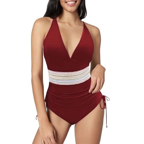 Women's Tummy-Control One-Piece Slimming Bathing Suit