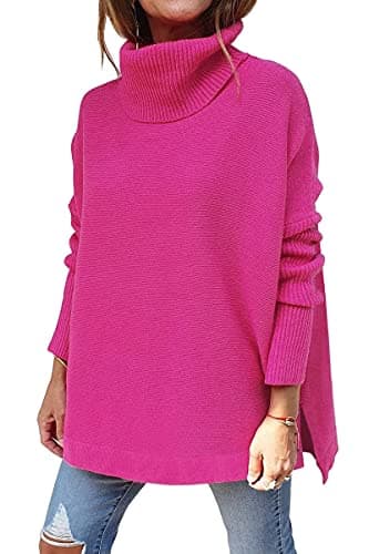Women's Oversized Turtleneck Sweater