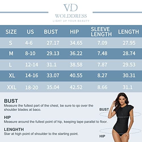Modest One Piece Short Sleeve Swimsuit