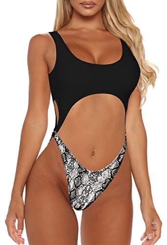 Women's High Cut One Piece Swimsuit