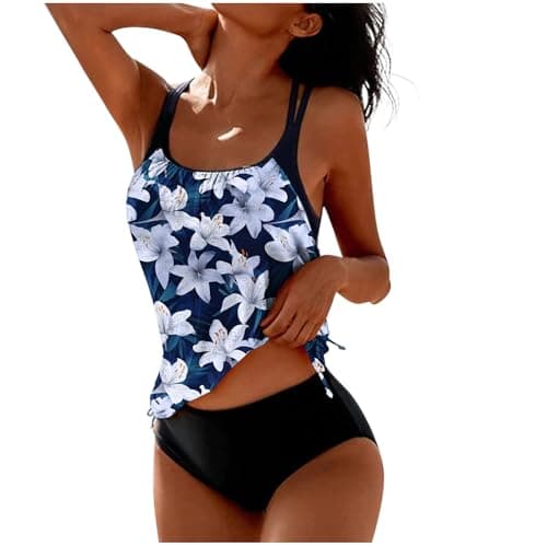 Full-Coverage Women's Tankini Bathing Suits Swimwear