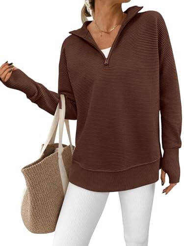 PPRETTYGARDEN Women's Long Sleeve V-Neck Knit Sweater