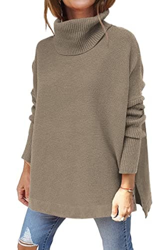 Women's Oversized Turtleneck Sweater