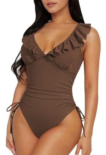 Viottiset Women's Tummy Control One Piece Swimsuit