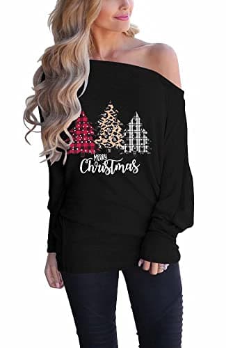 Lacozy Women's Off Shoulder Oversized Long Sleeve Knit Pullover