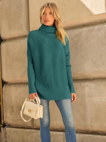 Women's Oversized Turtleneck Sweater