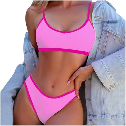 Cethrio High-Waisted Tummy Control Swimwear for Plus Size Women