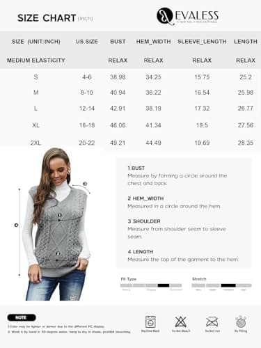 Oversized Women's V-Neck Sleeveless Sweater Vest