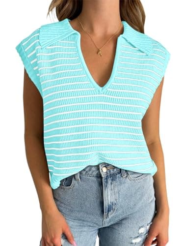 Yousify 2025 Women's V-Neck Summer SweaterVEST S-2XL