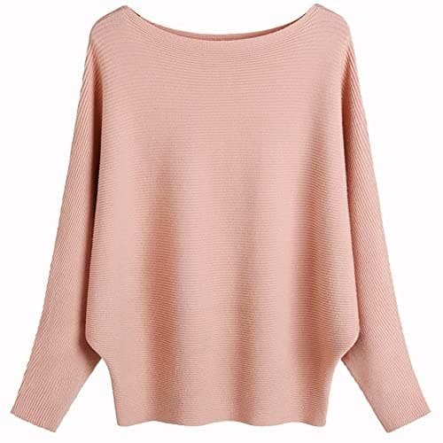 Women's Boat Neck Oversized Sweaters