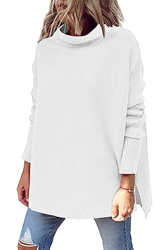 Women's Oversized Mock Turtleneck Sweater