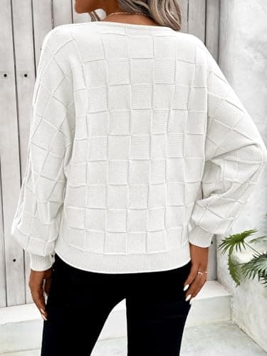 Women's Pink Oversized Batwing Sweaters for Fall/Winter 2024