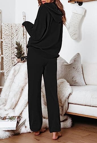 Viottiset Women's 2-Piece Black Lounge Set