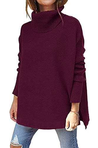 Women's Oversized Turtleneck Sweater