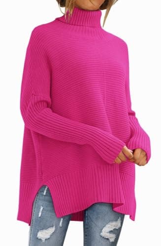 Women's Oversized Turtleneck Sweater