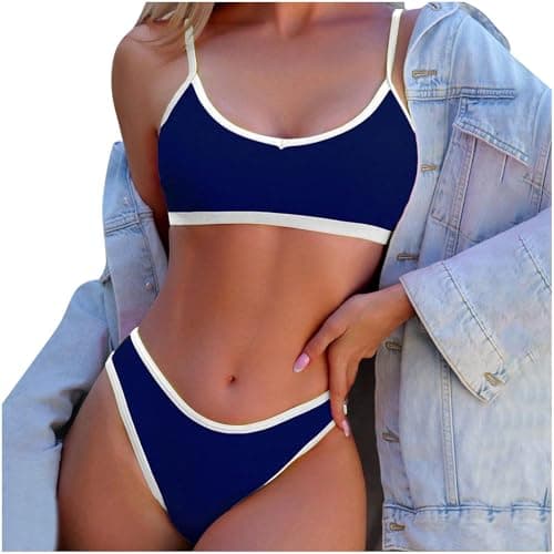 Cethrio High-Waisted Tummy Control Swimwear for Plus Size Women