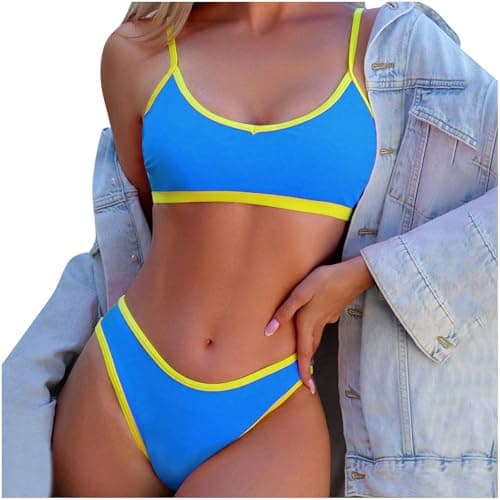 Cethrio High-Waisted Tummy Control Swimwear for Plus Size Women