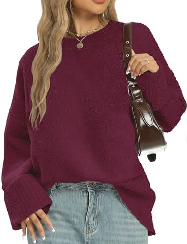 2025 Trendy Chunky Fuzzy Woman's Oversized Long Sleeve Sweater