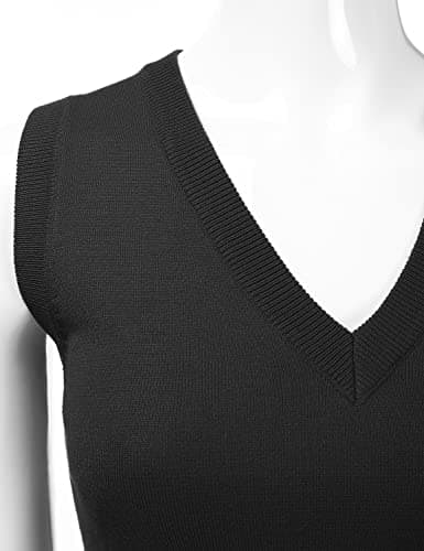 EIMIN Women's V-Neck Stretch Pullover Premium Sweater Vest Top (S-3X)