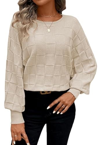 Women's Pink Oversized Batwing Sweaters for Fall/Winter 2024