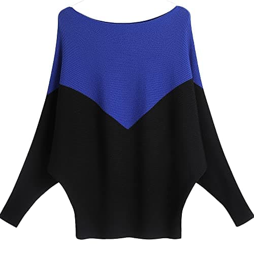 Women's Boat Neck Oversized Sweaters