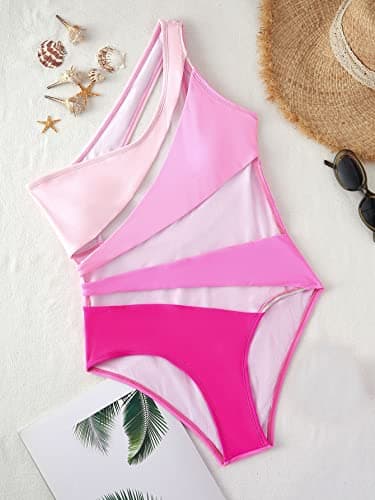 Cut Out One Piece Swimsuit for Women