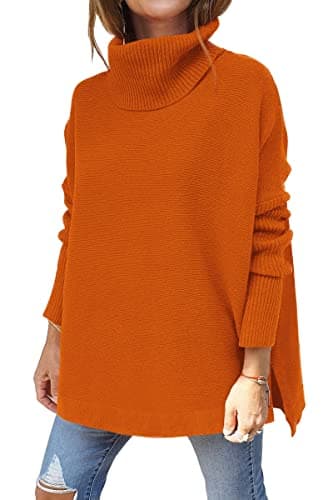 Women's Oversized Turtleneck Sweater