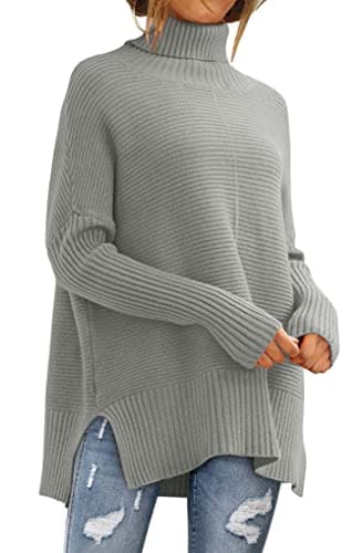 Women's Oversized Turtleneck Sweater