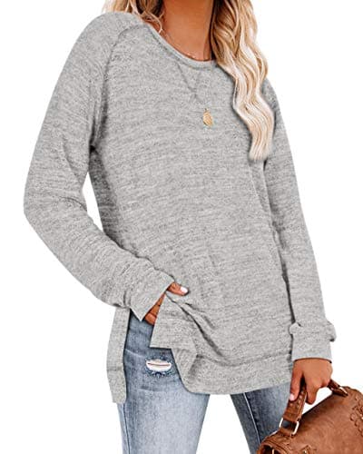 Aokosor Women's Long Sleeve Tunic Tops for Leggings
