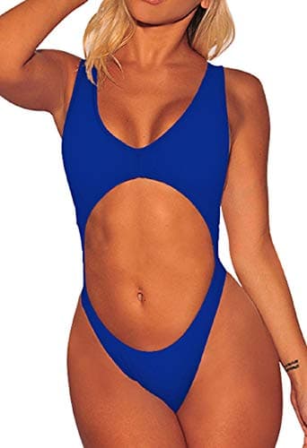 Women's High Cut One Piece Swimsuit